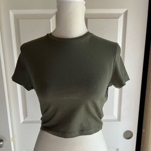 Wild Fable Crop Top Forrest green size small